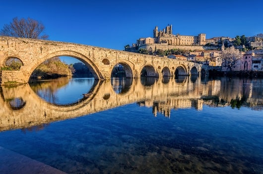 Vue du Palais des Papes et du pont d'Avignon