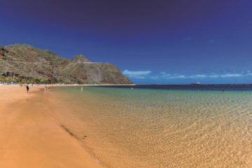 Plage de sable île de Tenerife